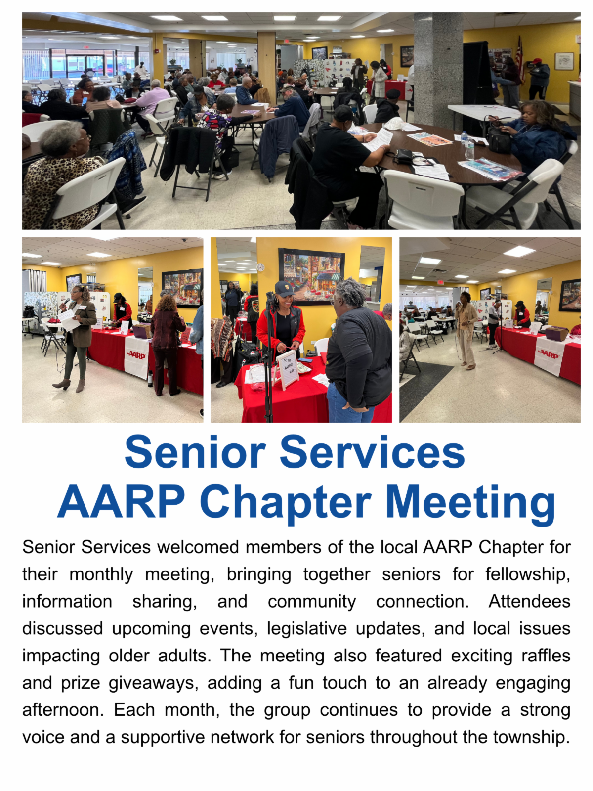 Senior Services AARP Chapter Meeting