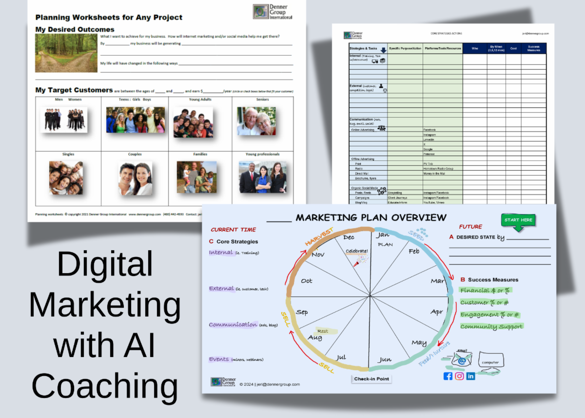 Digital Marketing worksheets-AI coaching