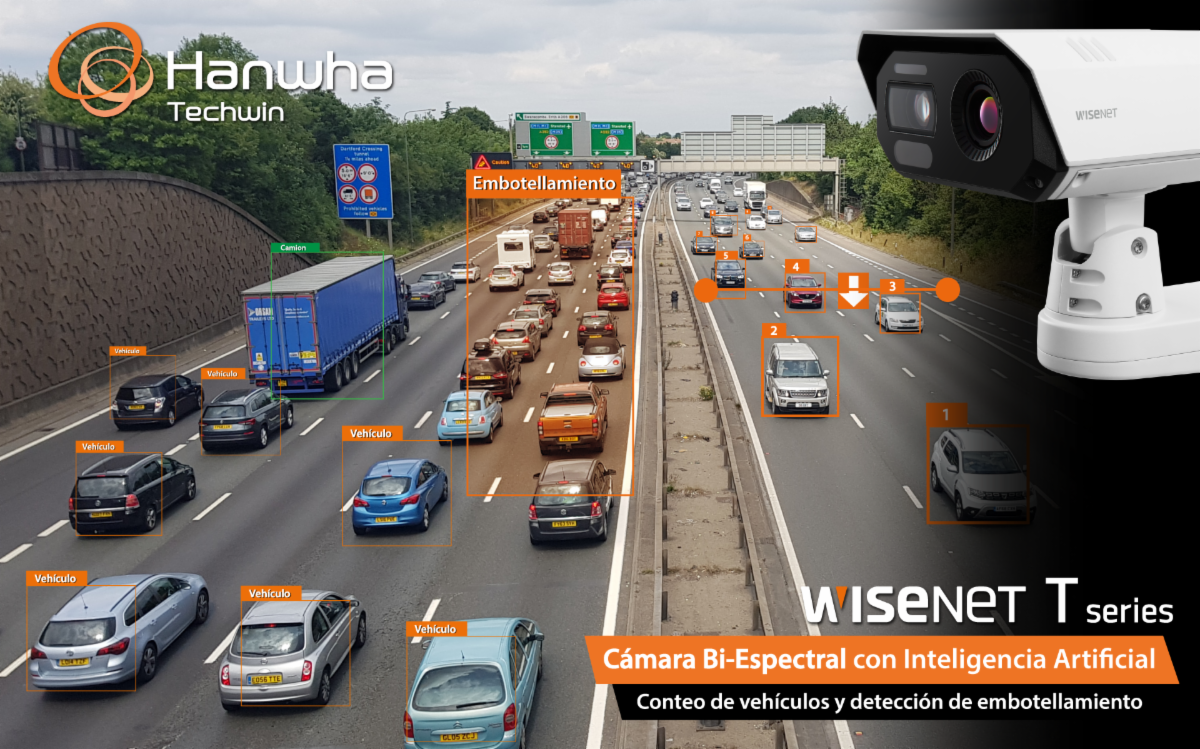 Conoce lo último en Videovigilancia con IA de Hanwha Techwin