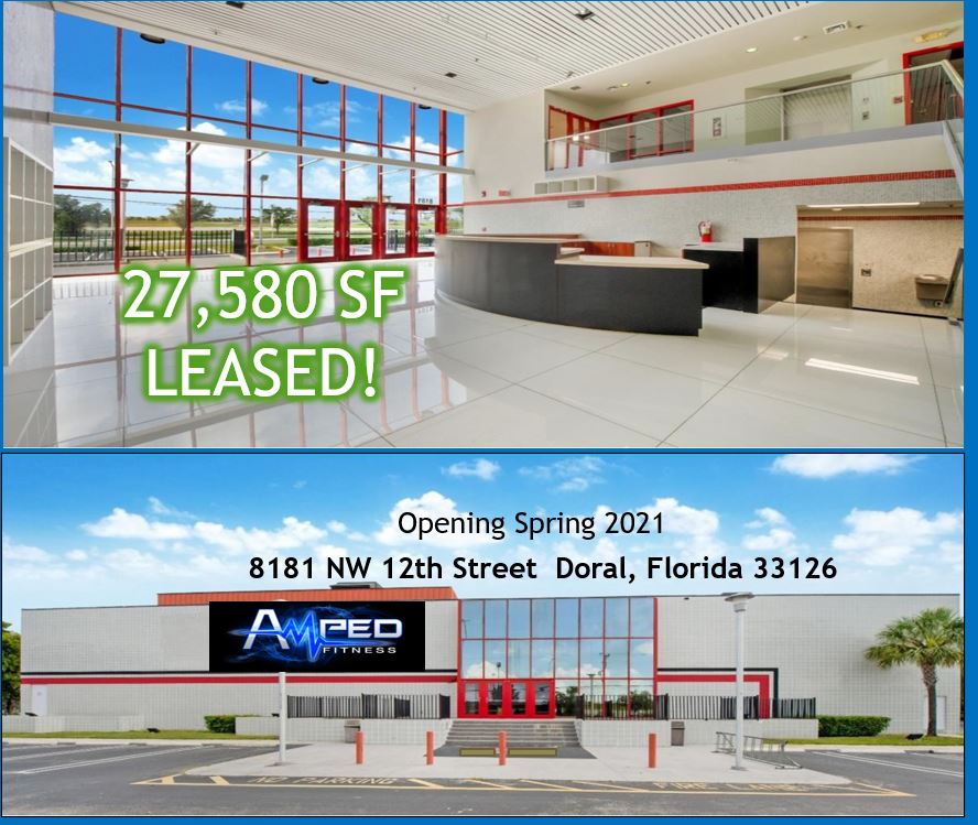 Amped Fitness is coming to Doral, Florida (Big Box Broker News)