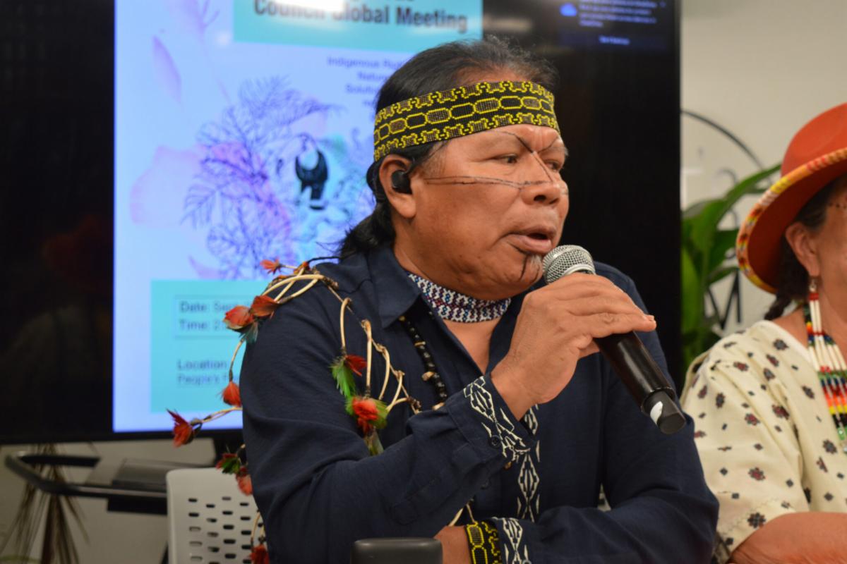 JosÃ© Gualinga, a leader of the Kichwa People of Sarayaku