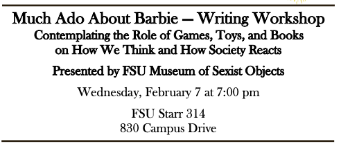 Much Ado about Barbie Writing Workshop