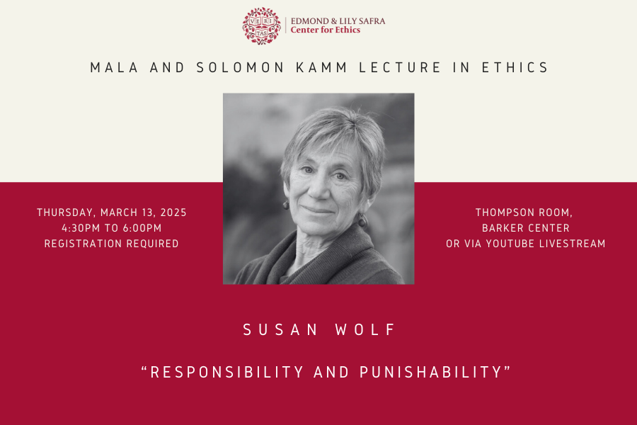 Susan Wolf Kamm Lecture