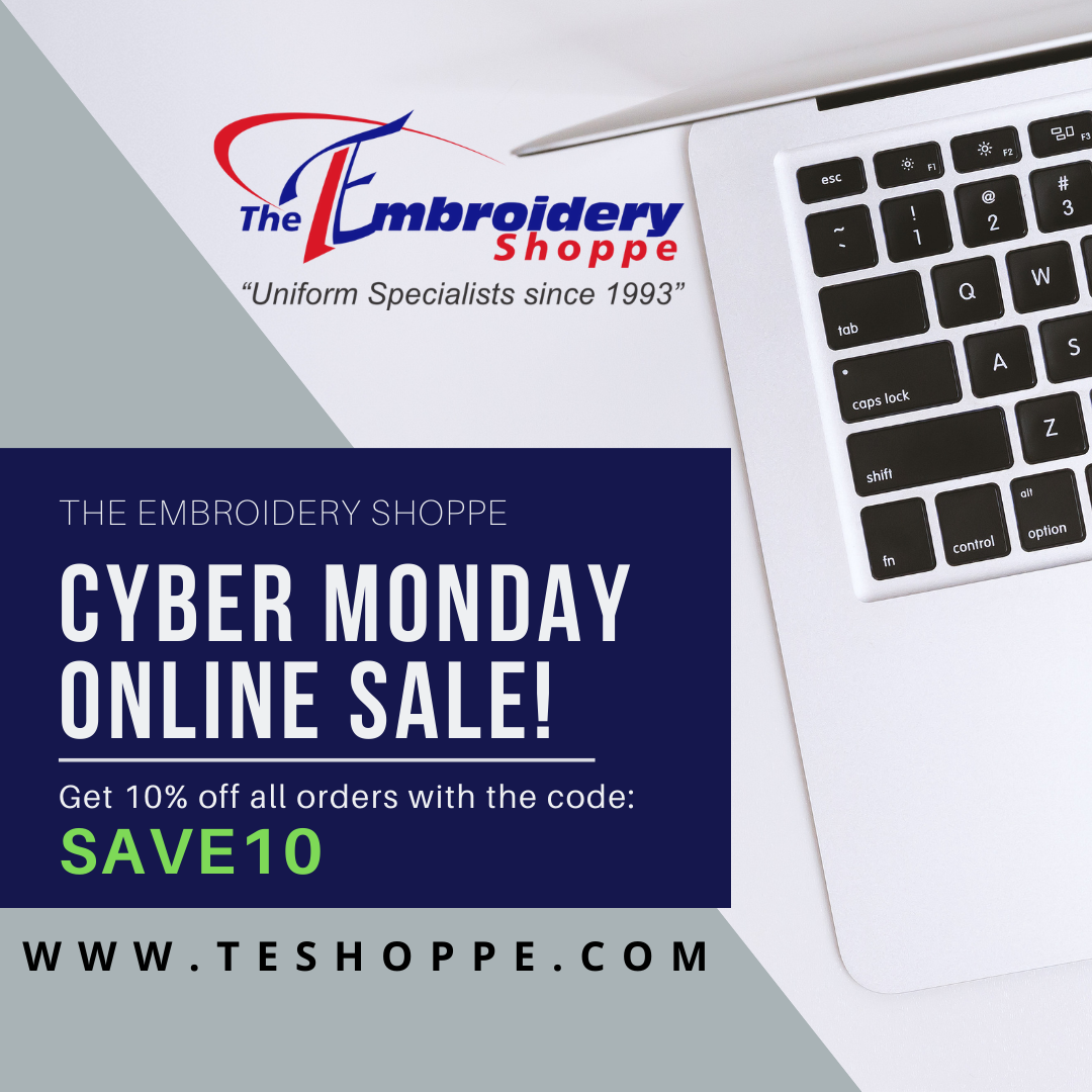 PROMO CODE SAVE10 The Embroidery Shoppe's Cyber Monday Sale 🎁