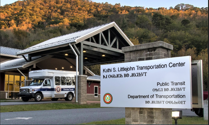 Cherokee Transit Building and Sign