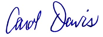 Carol Davis Signature