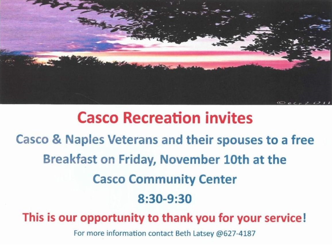Town of Casco October Newsletter