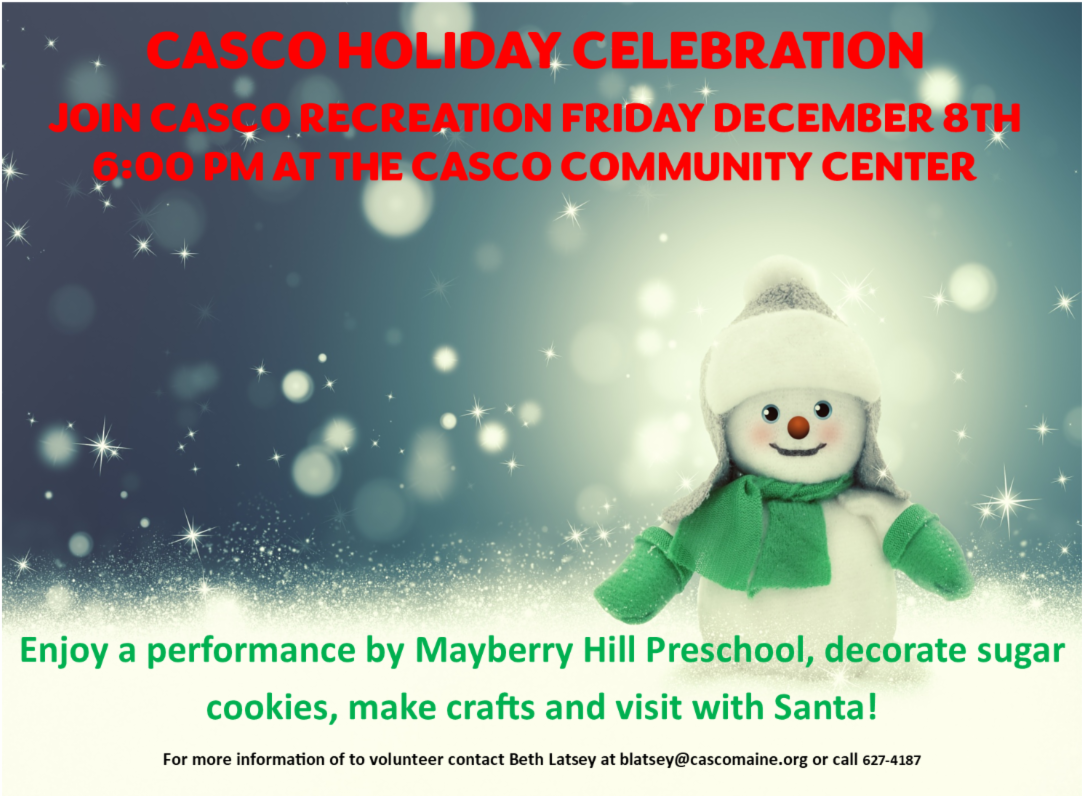 Town of Casco October Newsletter