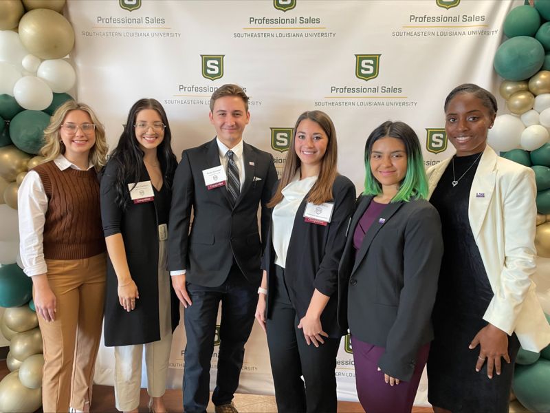 Students at the southeastern sales comp
