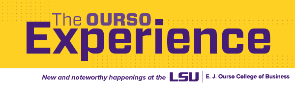 Ourso Experience header graphic decorative