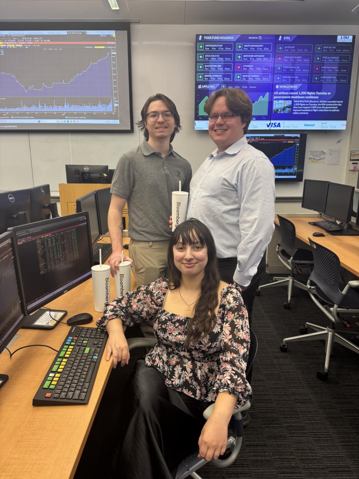 Bloomberg team in the SMART Lab