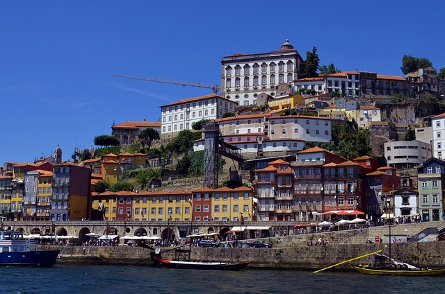 Waterside structures in Porto