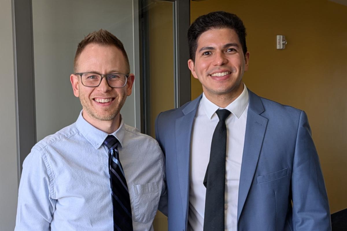 Michael Johnson and Francisco Moreno