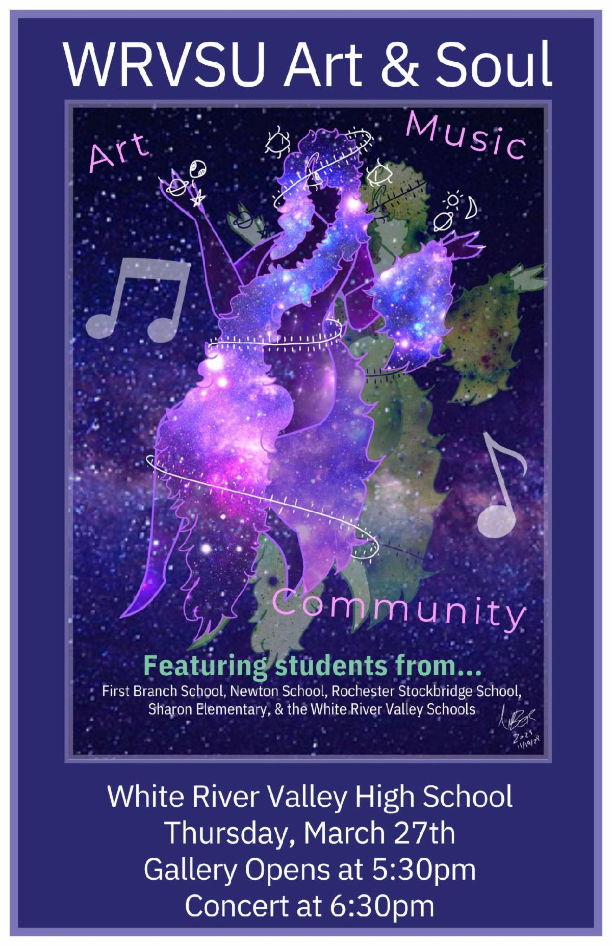 WRVSU Art and Soul on March 27