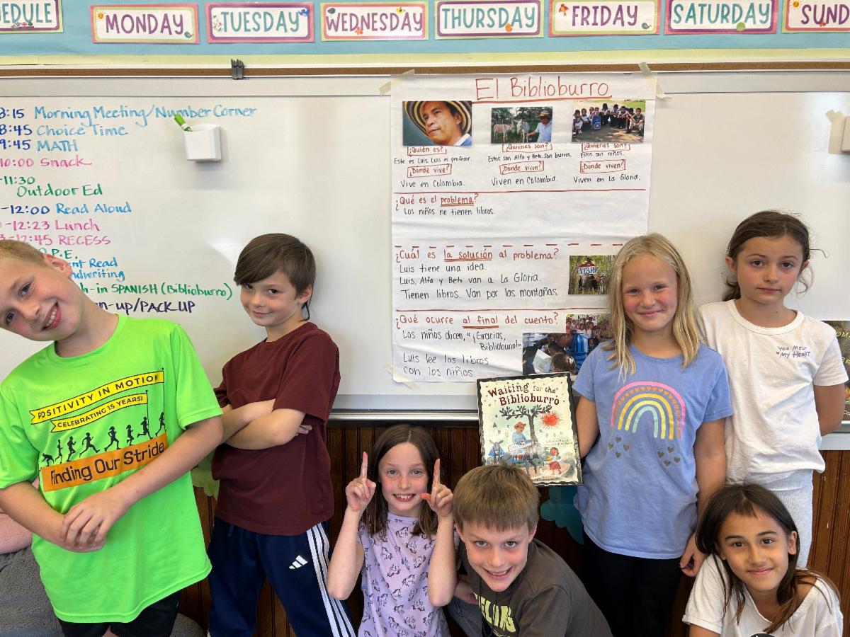 Third graders show off their writing