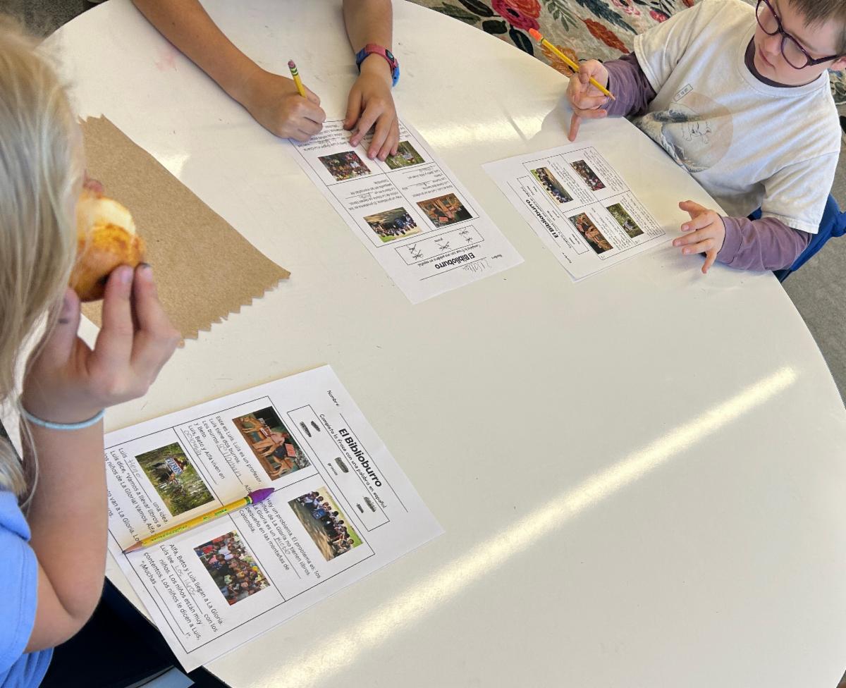 third graders writing