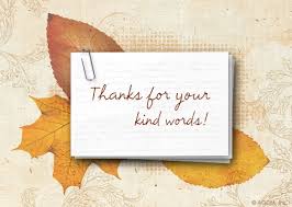 Thank you for your kind words