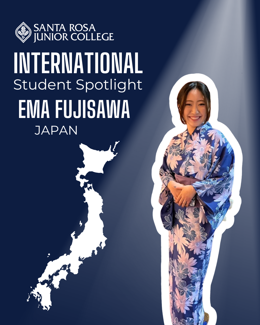 Santa Rosa Junior College International Student Spotlight Ema Fujisawa Japan