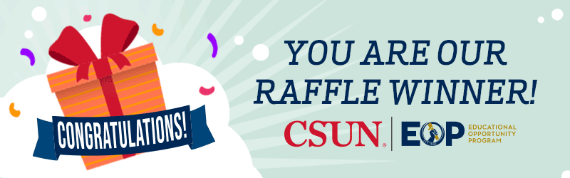 Congratulations Raffel Congratulations, you are our EOP raffle winner!