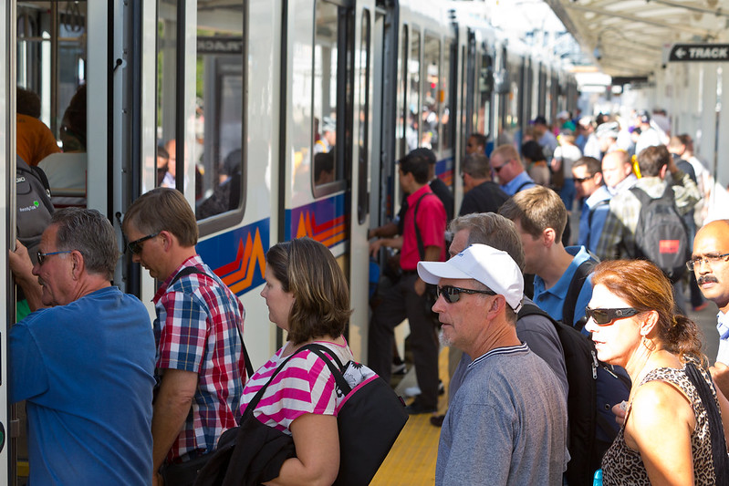 Transit is a great option to reach events in downtown this weekend.