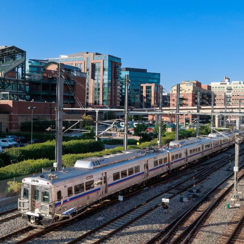 A Line at Union Station Aerial Image