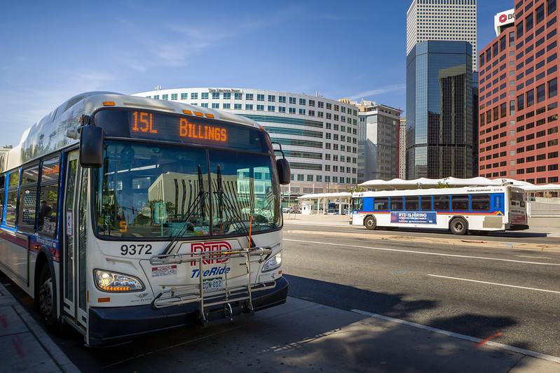 RTD buses at Civic Center