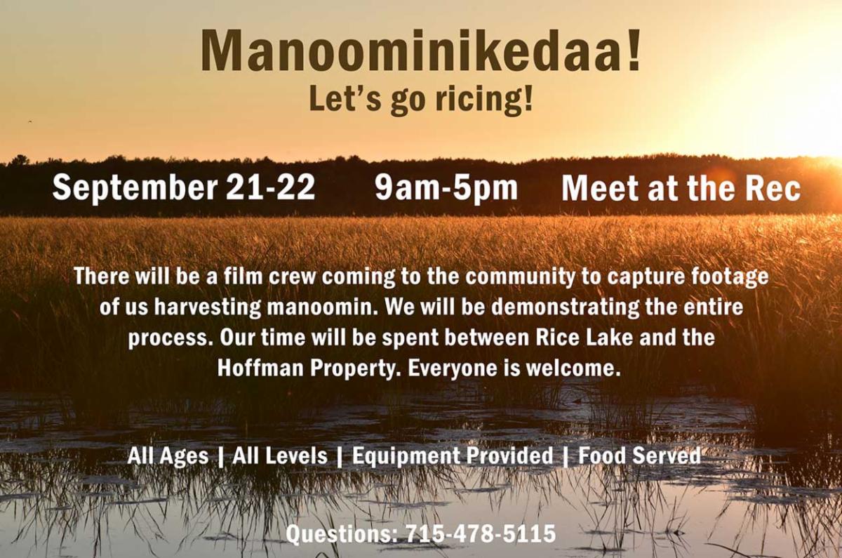 The 1st Annual Manoomin Pow Wow was held last weekend at the Strawberry