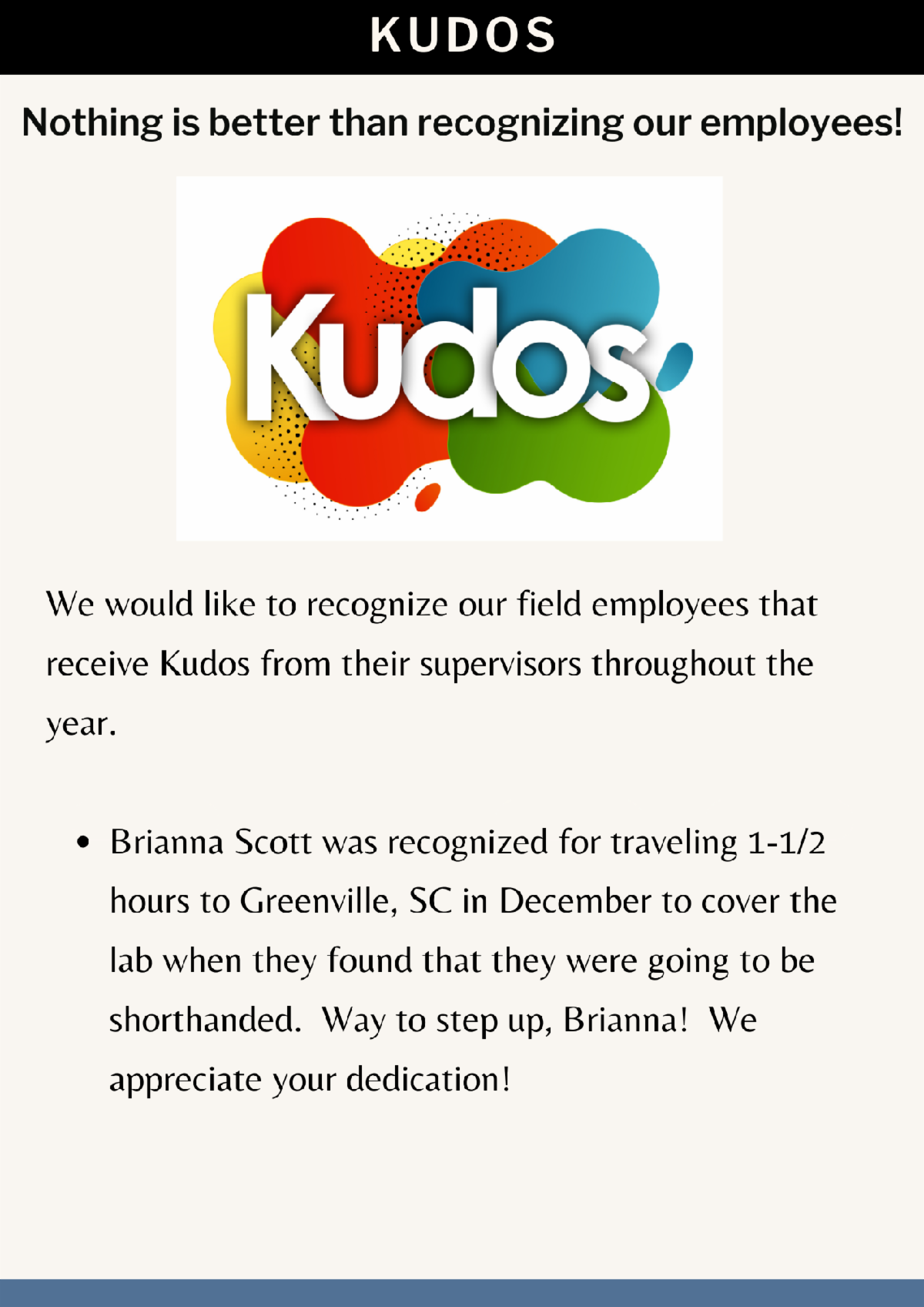 Donald L. Mooney Enterprises/Nurse's Etc. Staffing 2022 Q1 Newsletter