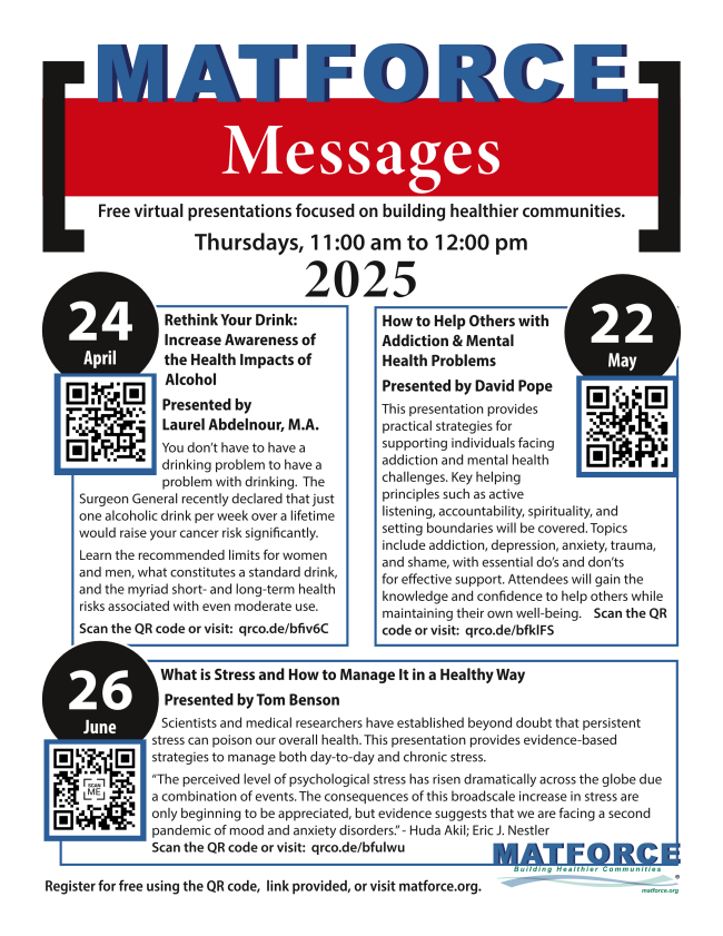 MAT Force Monthly Messages