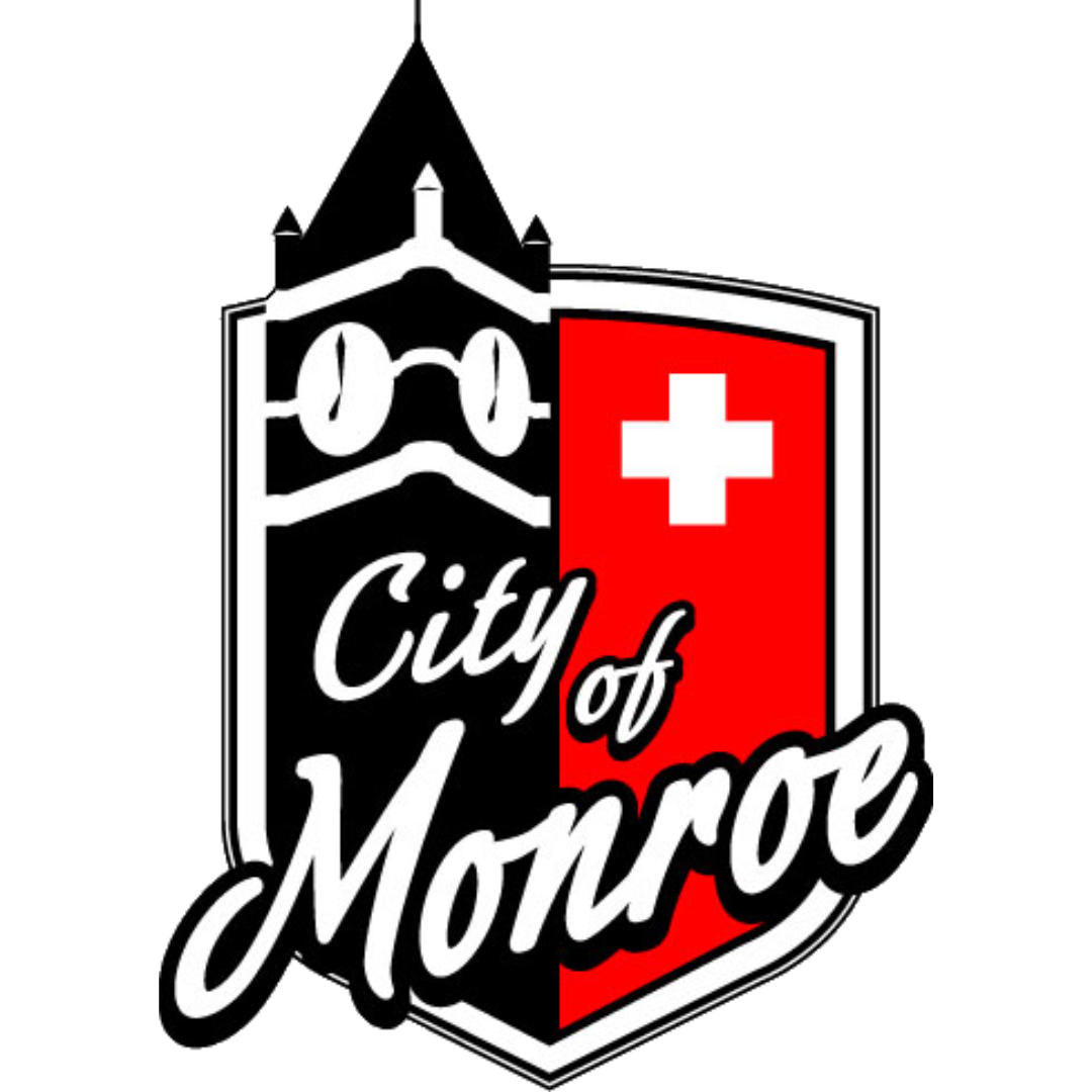 This is Monroe's classic shield logo used on many branded materials.