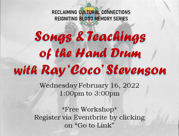 Songs & Teachings of the Hand Drum with Ray 'Co Co' Stevenson