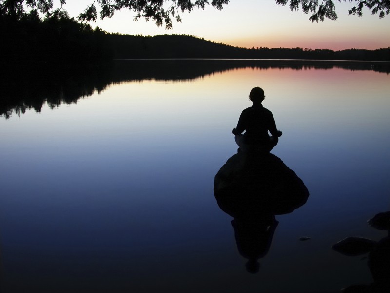 lake meditation