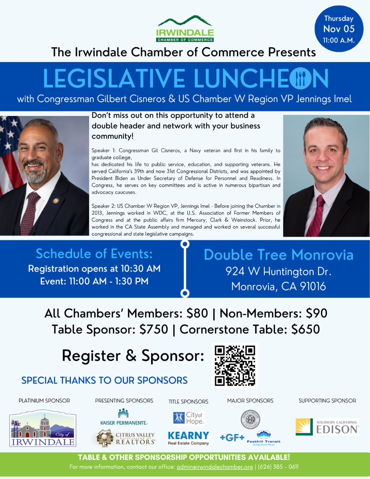 Irwindale Chamber Special E-Blast