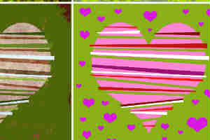 Green Heart Qtrs 300 X 200