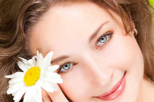 Woman with Flower - Blog 