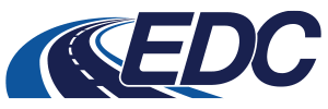 Every Day Counts logo with stylized roadway graphic leading into the letters EDC