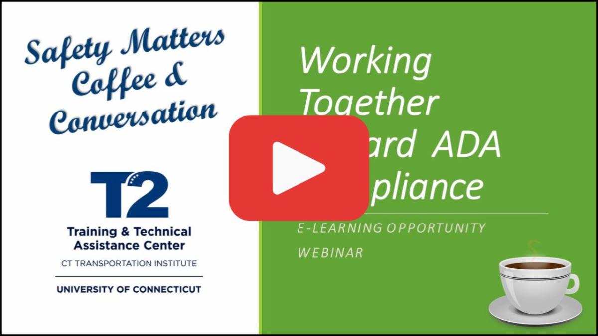 A green and white rectangular sign with a red play button