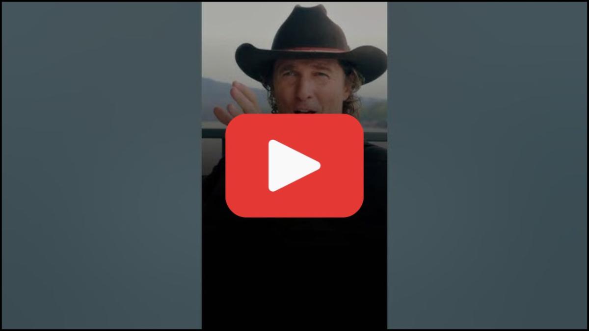 picture of a man with the YouTube play button