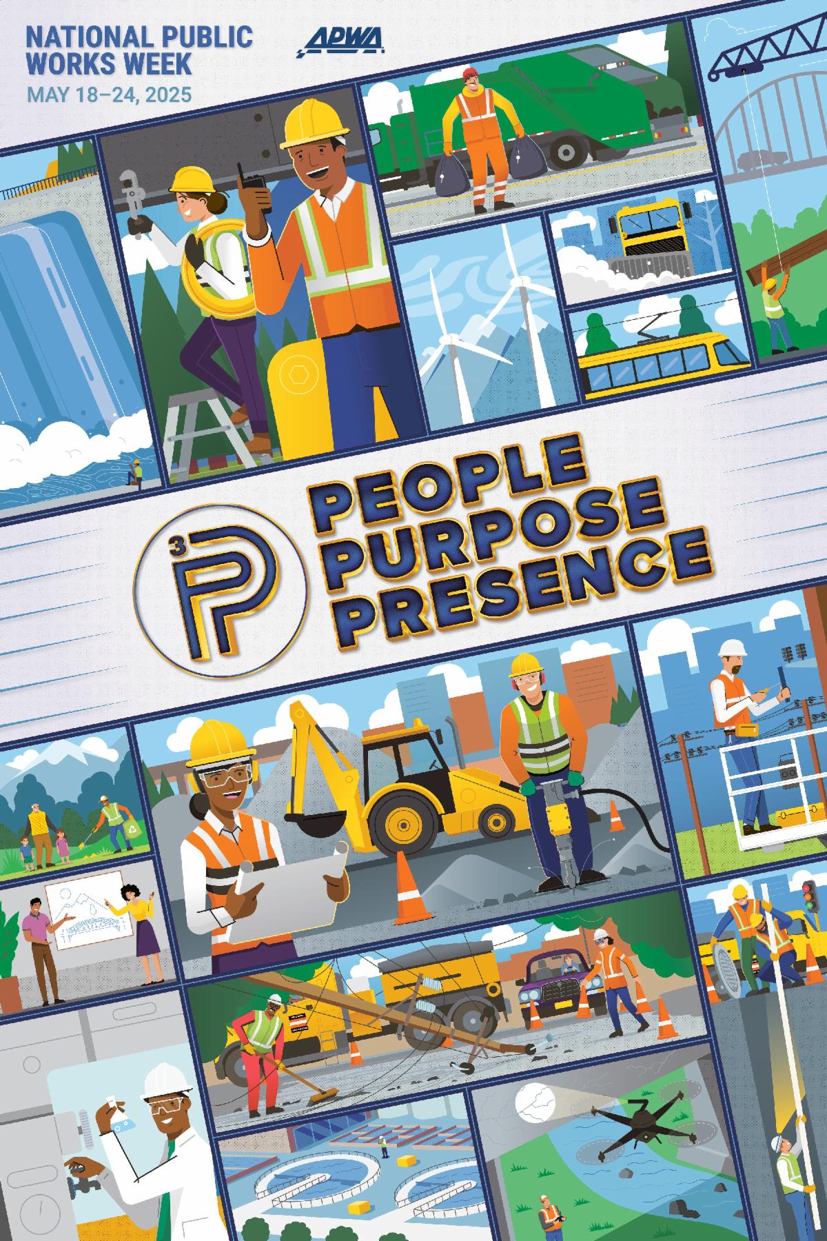 National Public Works Week 2025 Poster