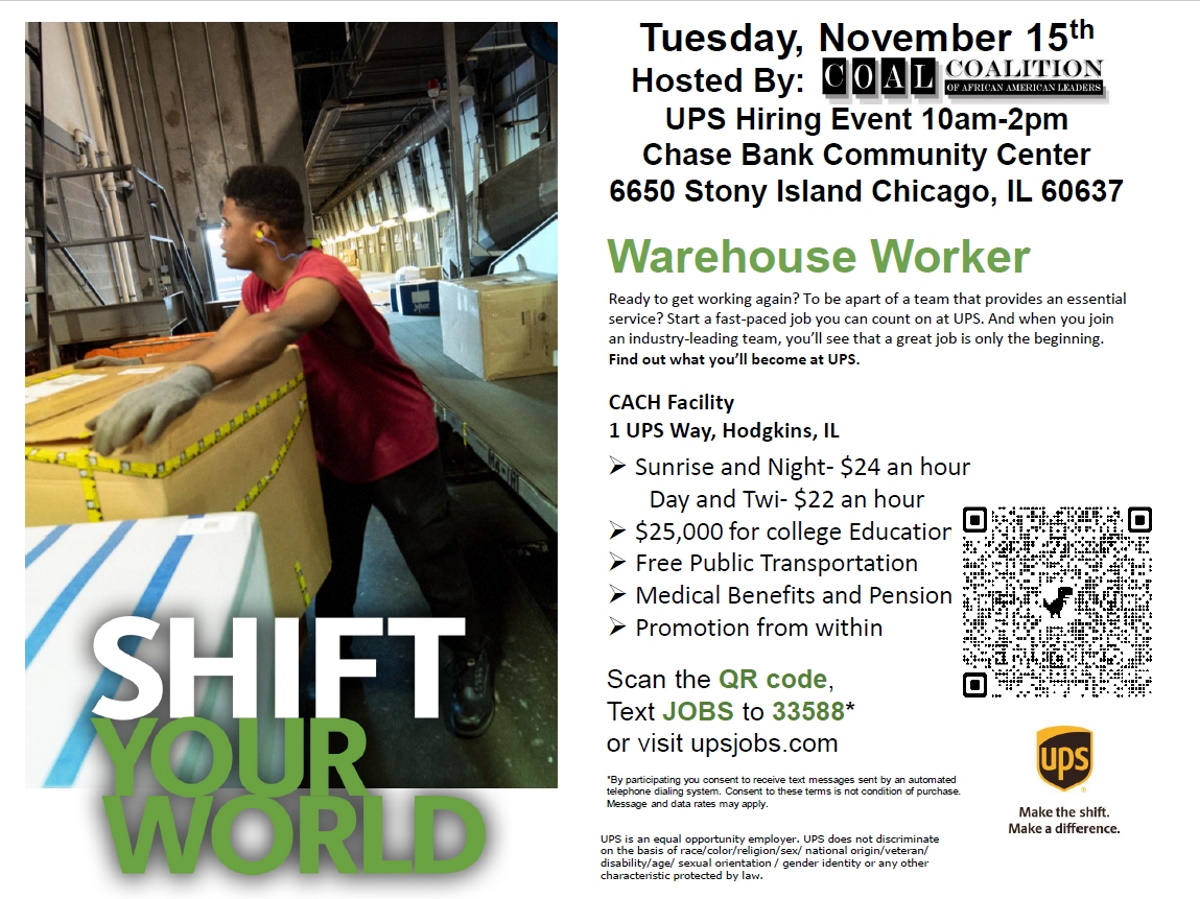 Coal ups hiring event 100bmc health expo more