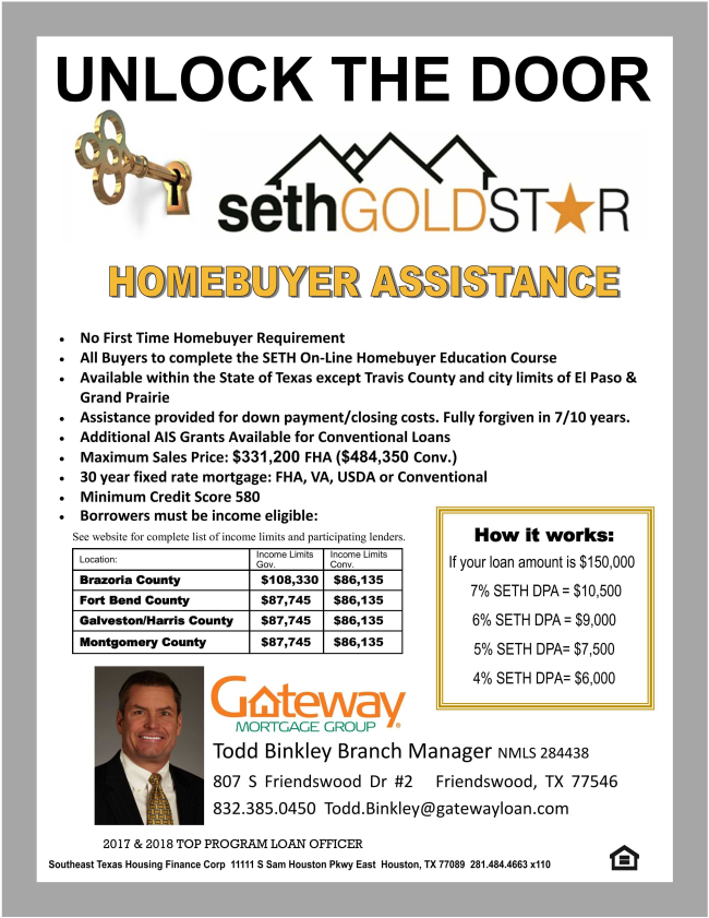 Down Payment/Closing Cost Assistance Changes Lower Score Allowed
