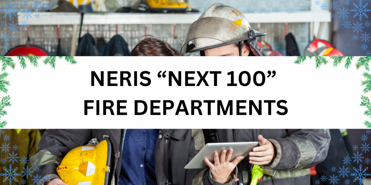 NERIS Next 100 Fire Departments