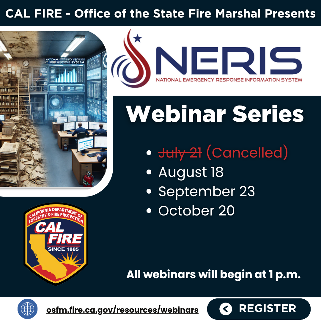 NERIS Webinar Flyer. Click image for more information.