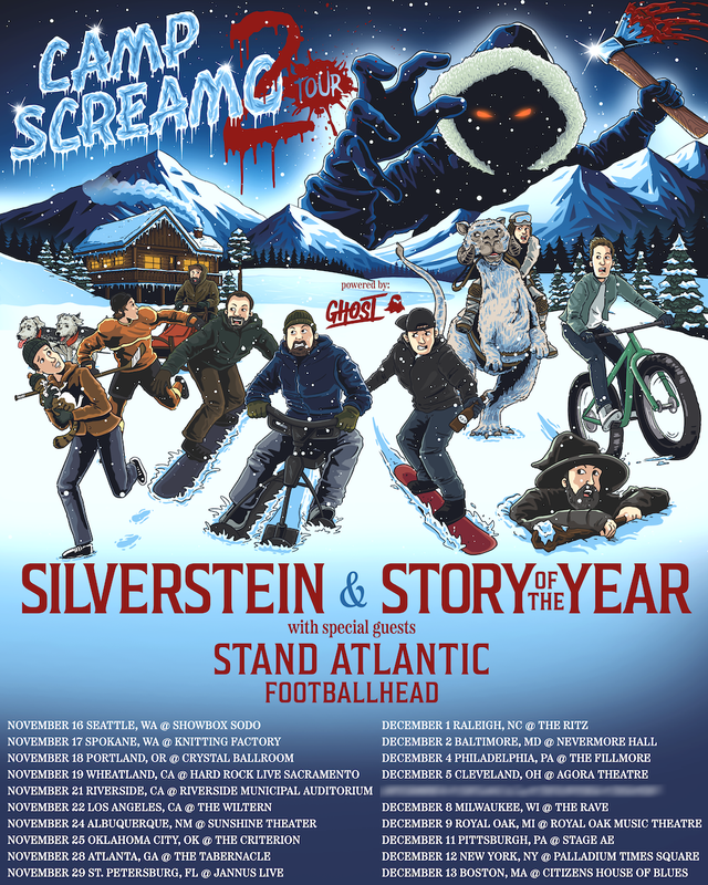 CAMP SCREAMO 2 Announced by SILVERSTEIN and STORY OF THE YEAR Image