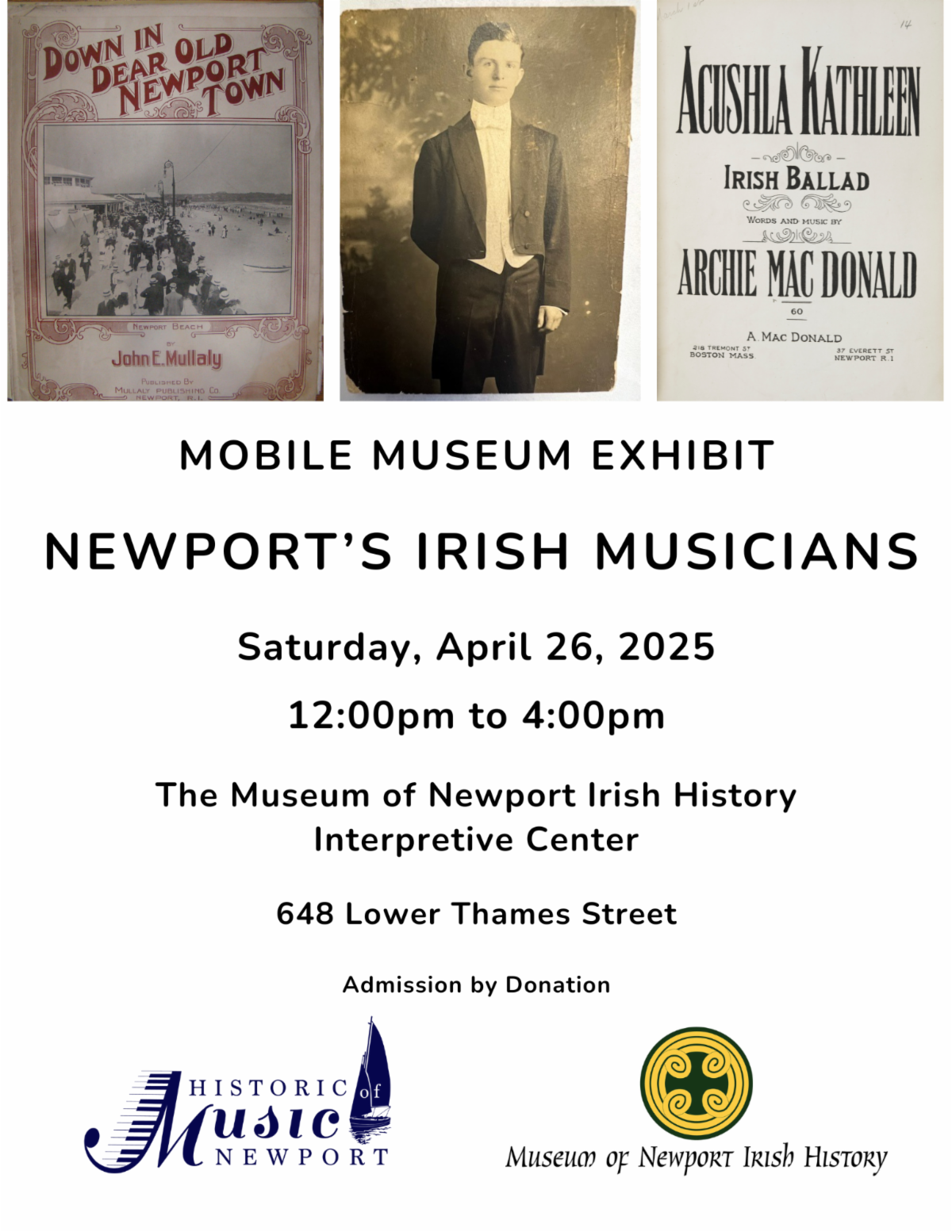 Historic Music of Newport exhibit