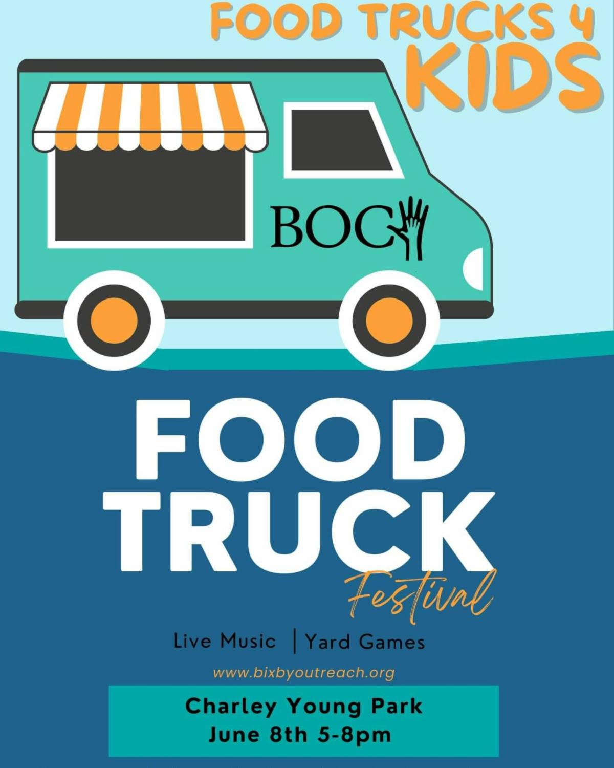 Food Trucks for Kids Event Banner