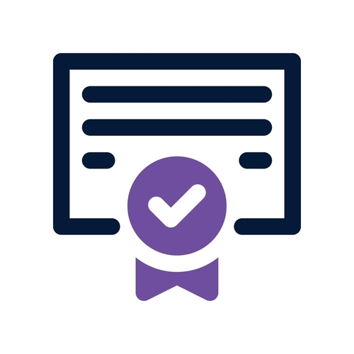 certificate icon. vector dual tone icon for your website_ mobile_ presentation_ and logo design.