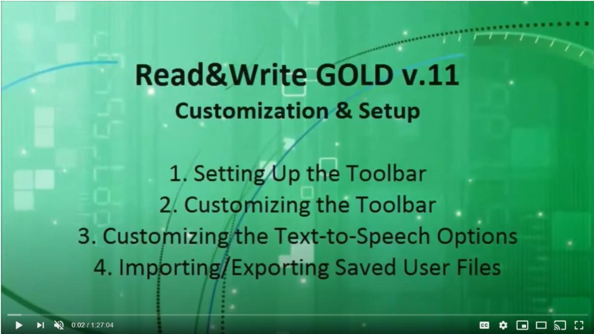 Introduction Slide to Read and Write Training