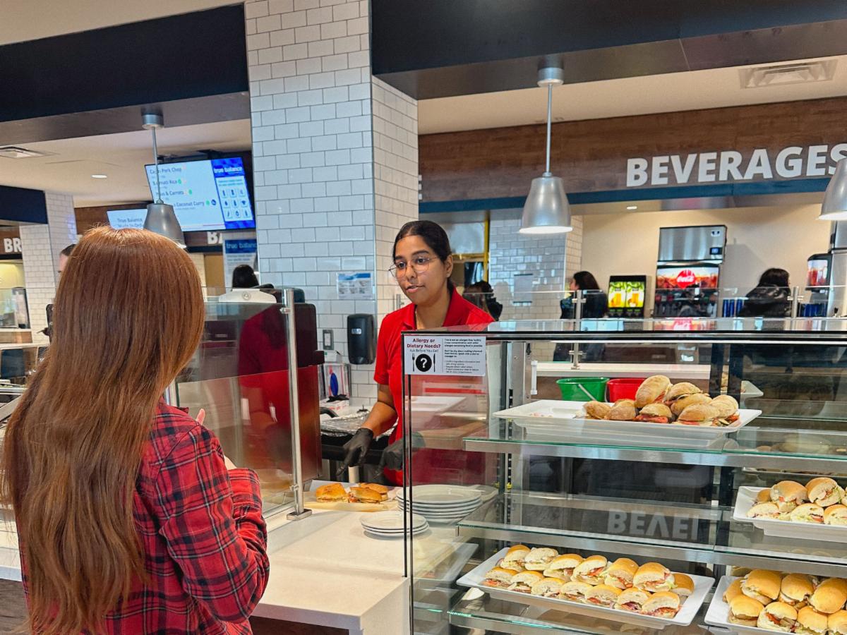 Queens Leonard Dining sandwich station