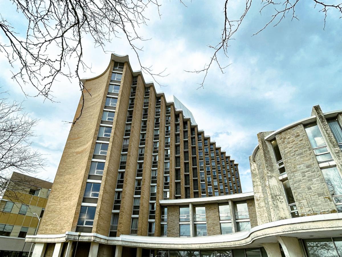 Waldron Tower in winter